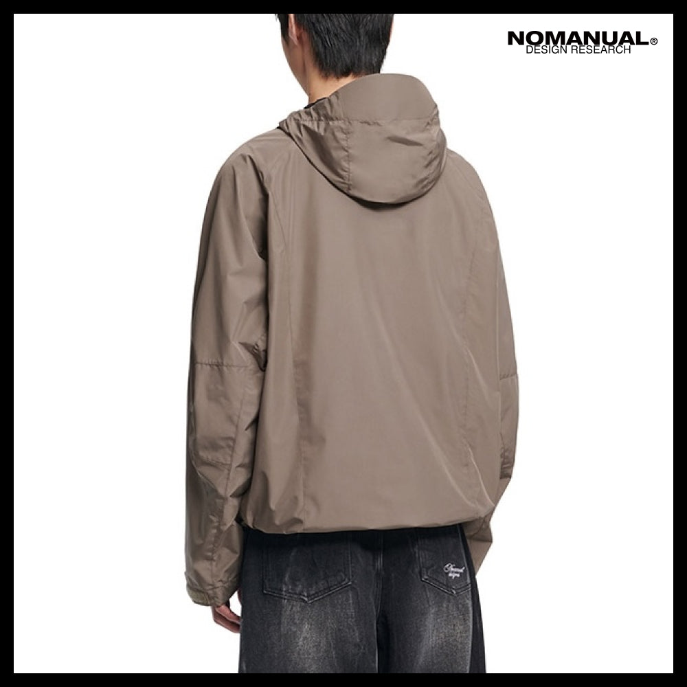 【NOMANUAL】Easton Wind Shell Brown