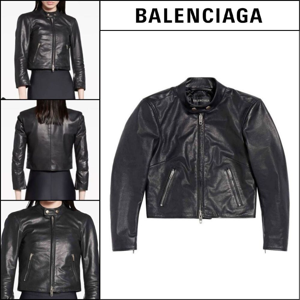 【BALENCIAGA】Racer Jacket Black