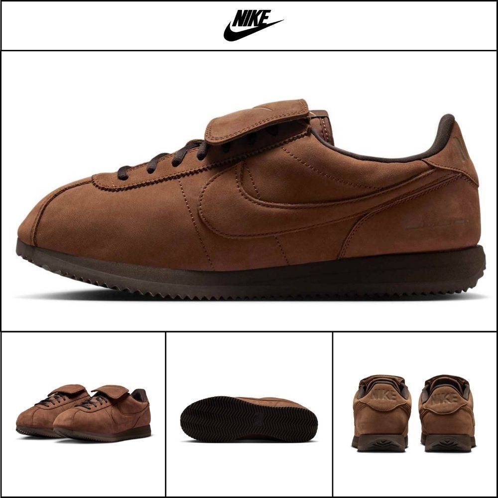【NIKE】Cortez Leather SE M Cacao Wow Velvet Brown Metallic