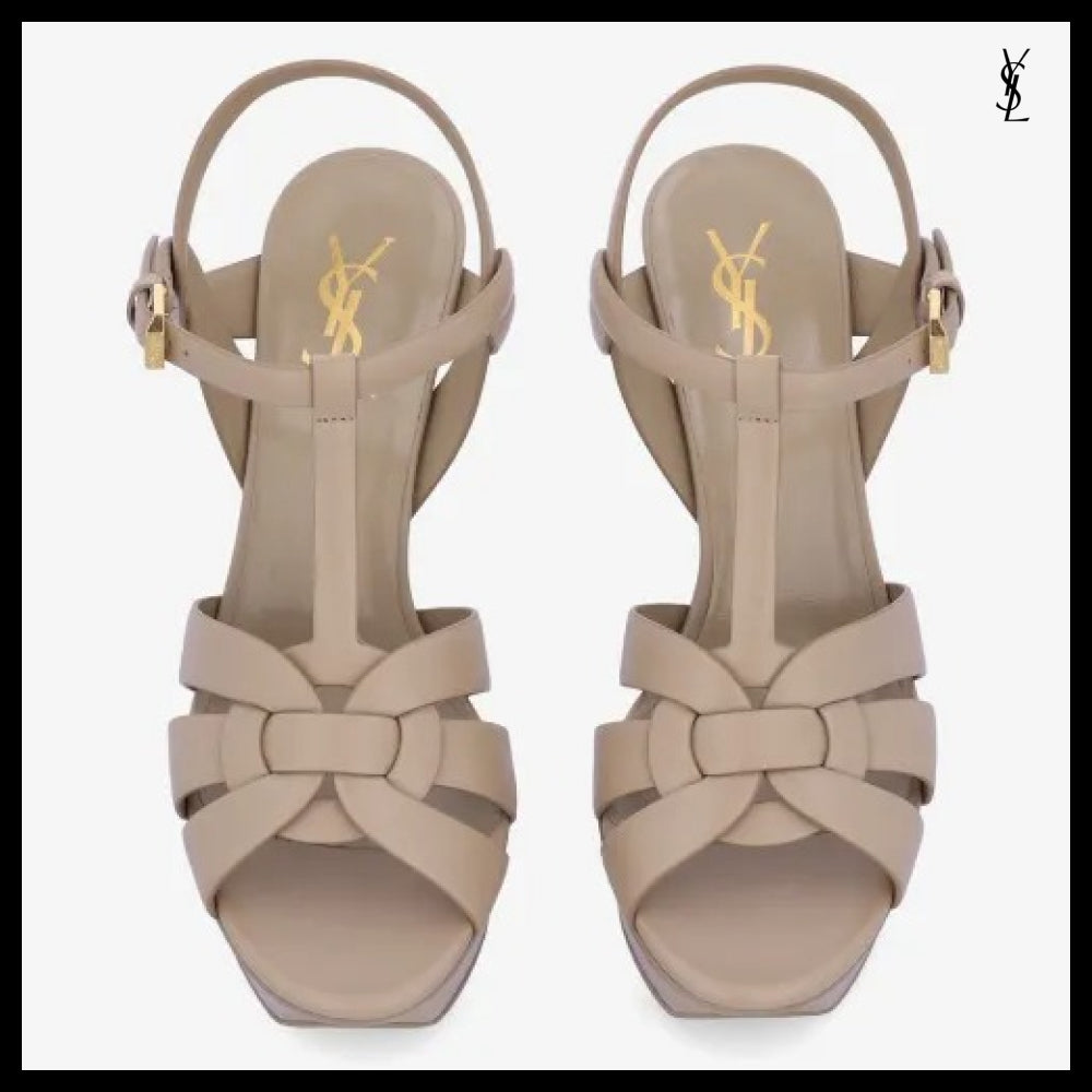 【Saint Laurent】10 5CM Tribute Platform Stiletto Heel Dark