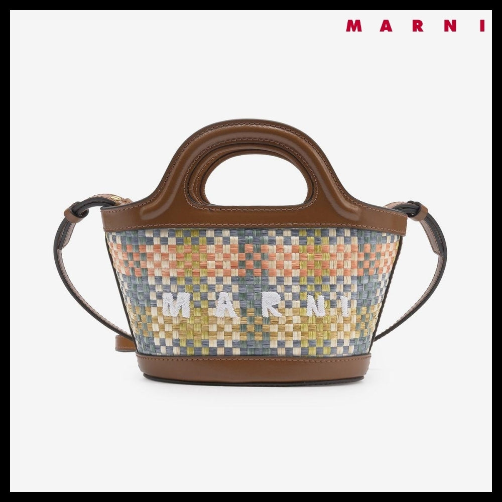 【MARNI】マイクロトロピカリア トートバッグレモンアプリコット