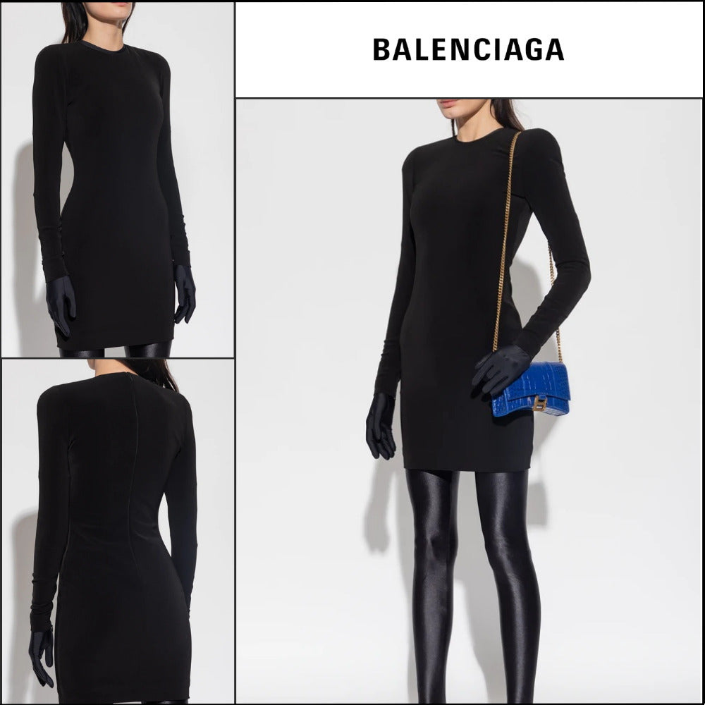 【BALENCIAGA】Mini Dress Black