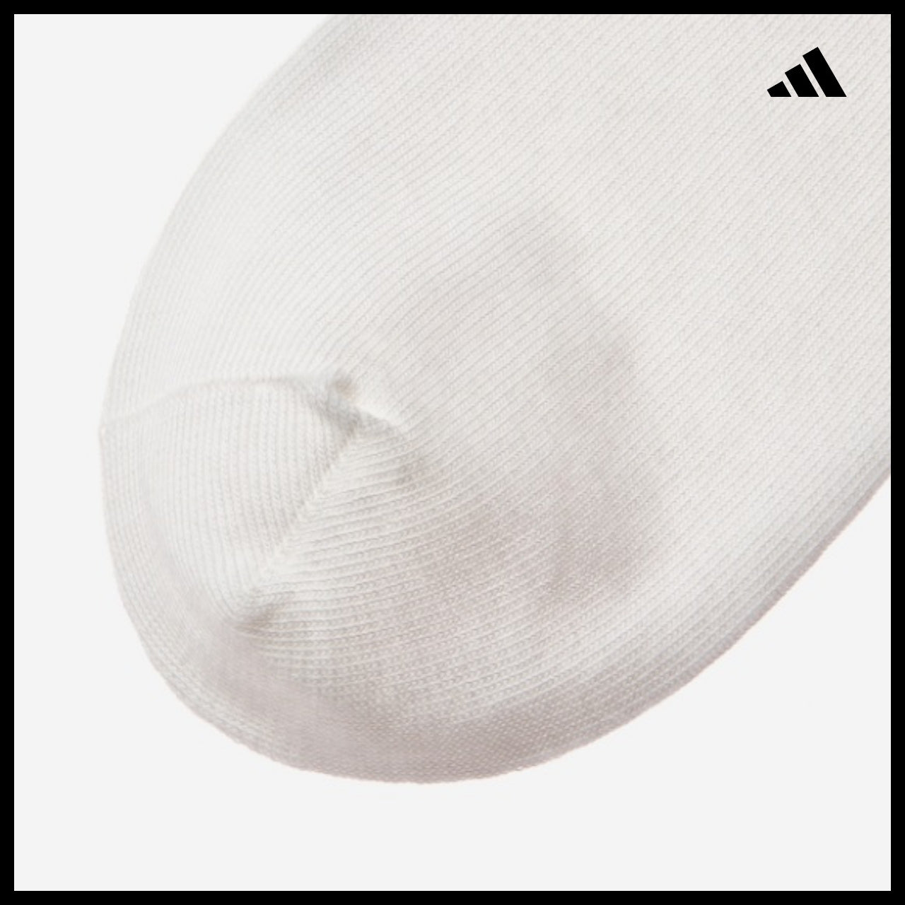 【ADIDAS】 Mid-Cut Glitter Crew Socks 2 Pairs Sparkle