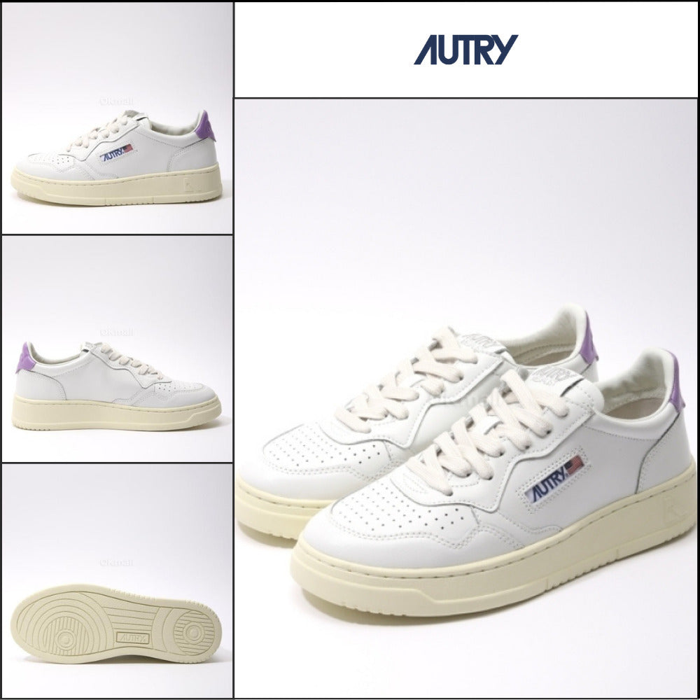 【AUTRY】Medalist Low Leather Sneakers