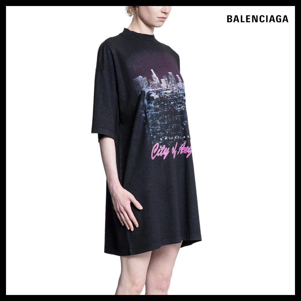 【BALENCIAGA】City of Angels T-Shirt Dress