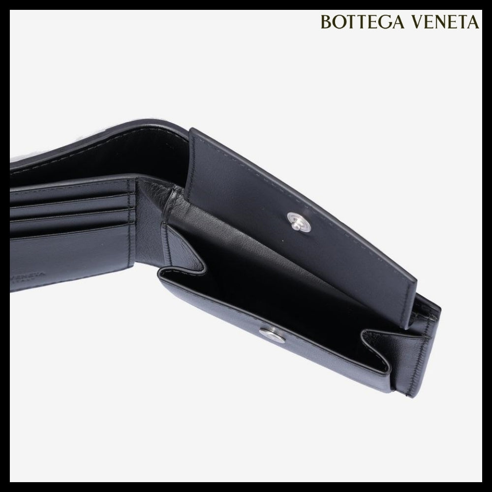 【BOTTEGA VENETA】Cassette Bi-Fold Wallet Black