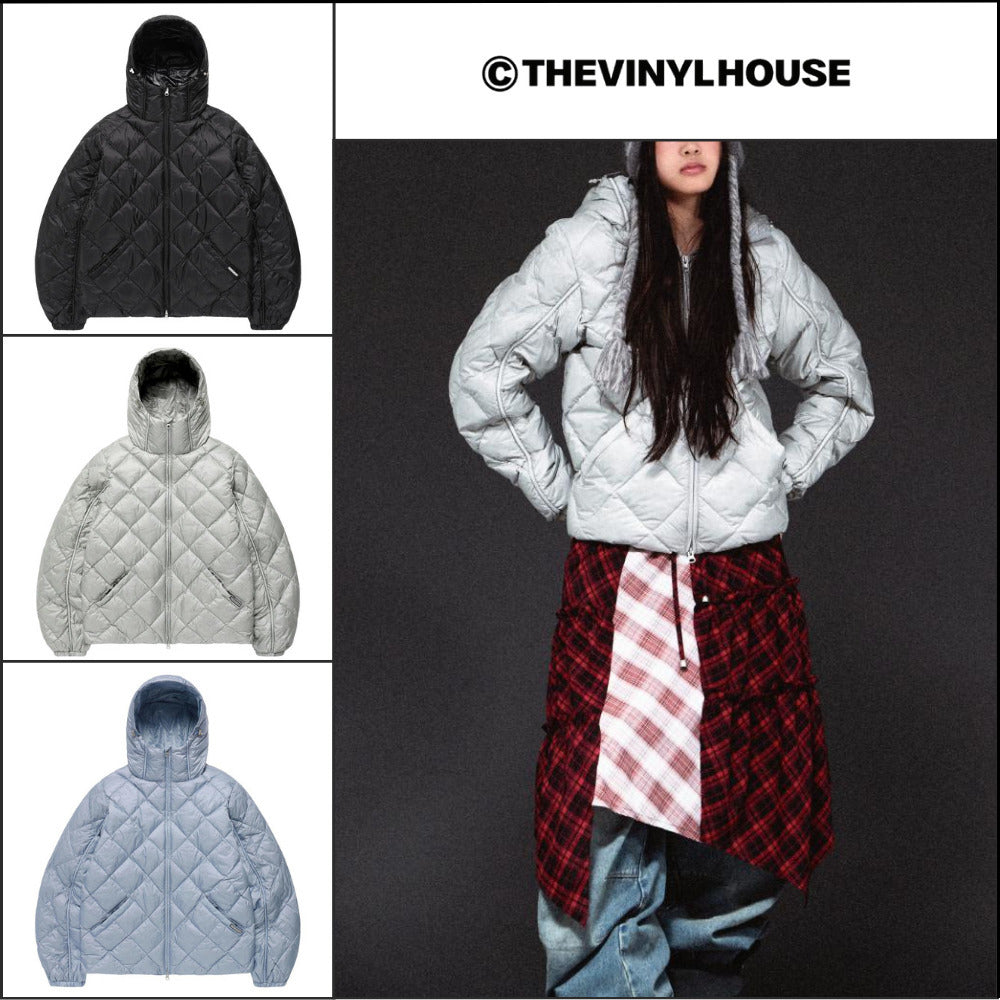 【THEVINYLHOUSE】Lightweight down jacket (3 colors)