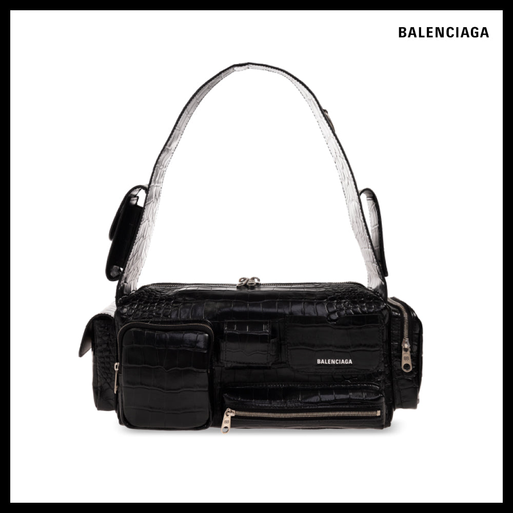 【BALENCIAGA】Superbusy Small Shoulder Bag Black