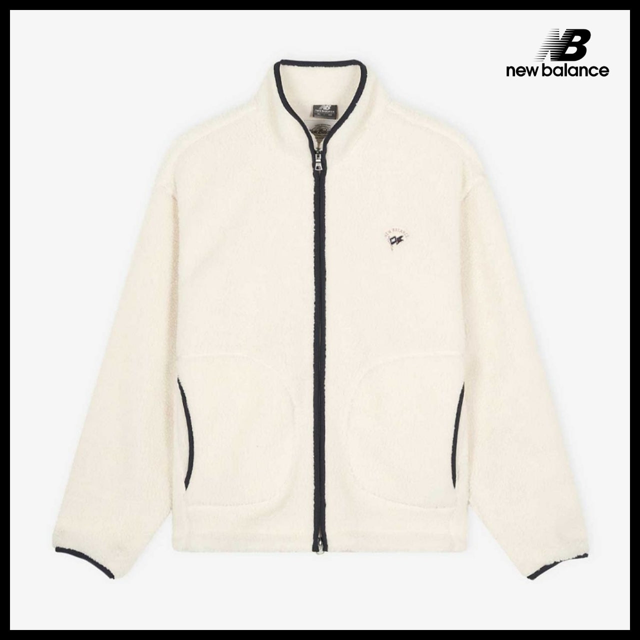 【New Balance】UNI Craft Classic Fleece Stand Neck Jacket