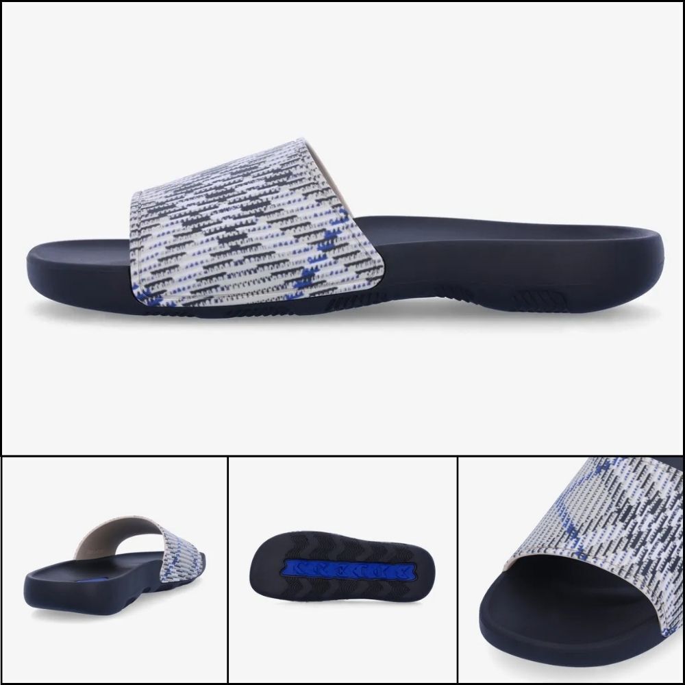 【Burberry】Check Dive Slides Lichen