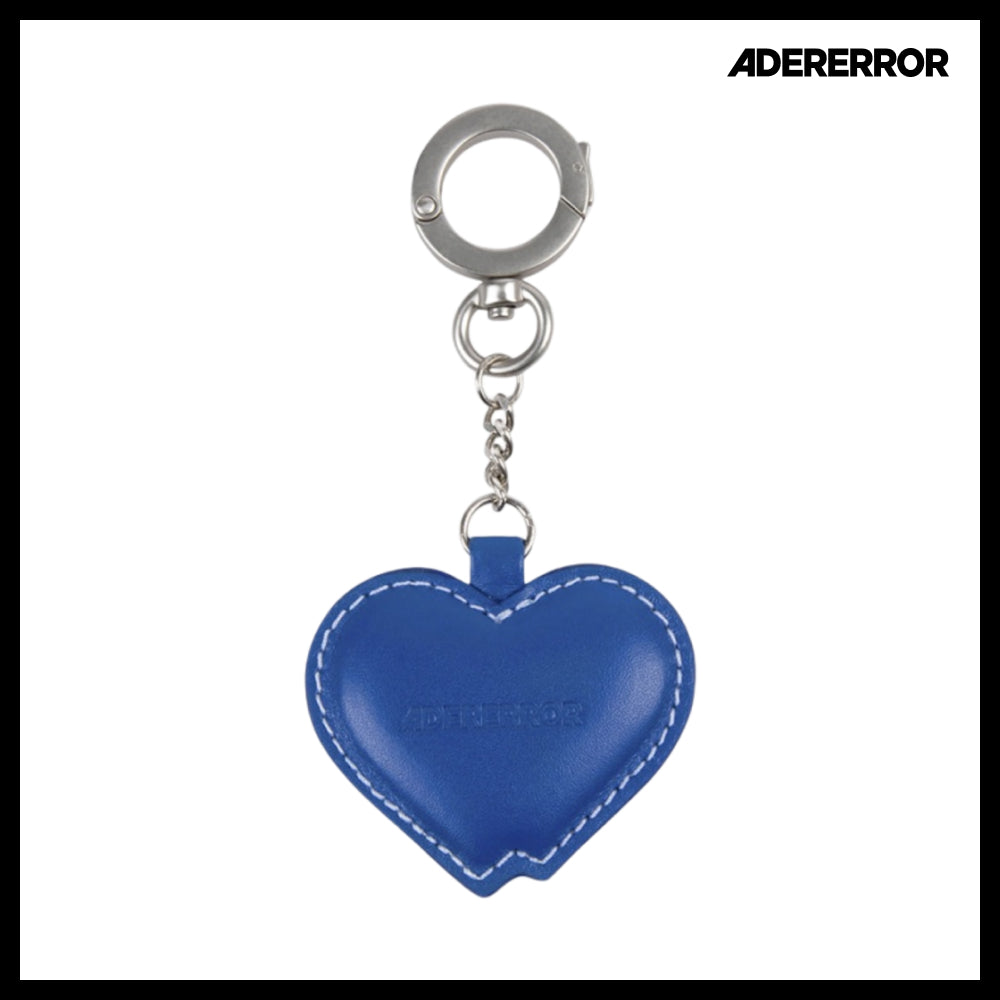 【ADERERROR】Twin Heart Keyring Z-Blue
