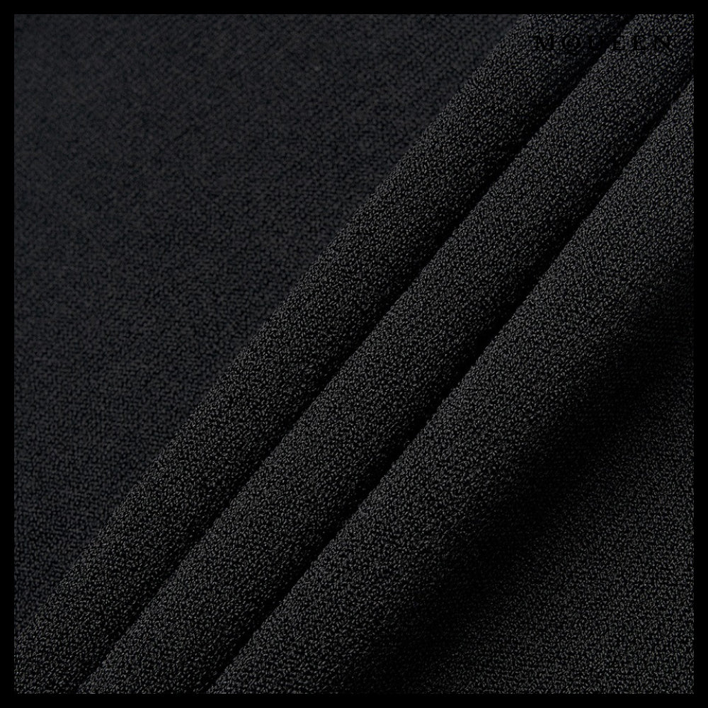 【alexander mcqueen】Off Shoulder Knit Short Sleeve T Shirt