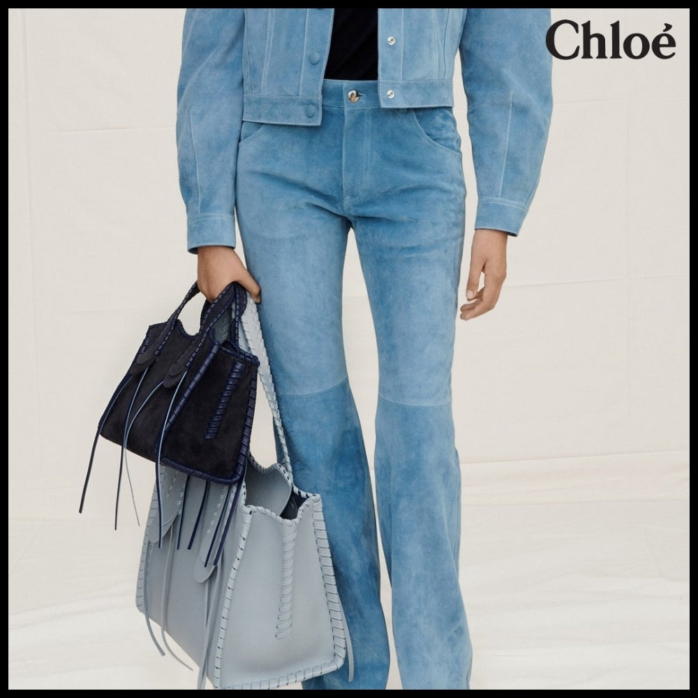 【Chloe】Mony Small Tote Midnight Blue