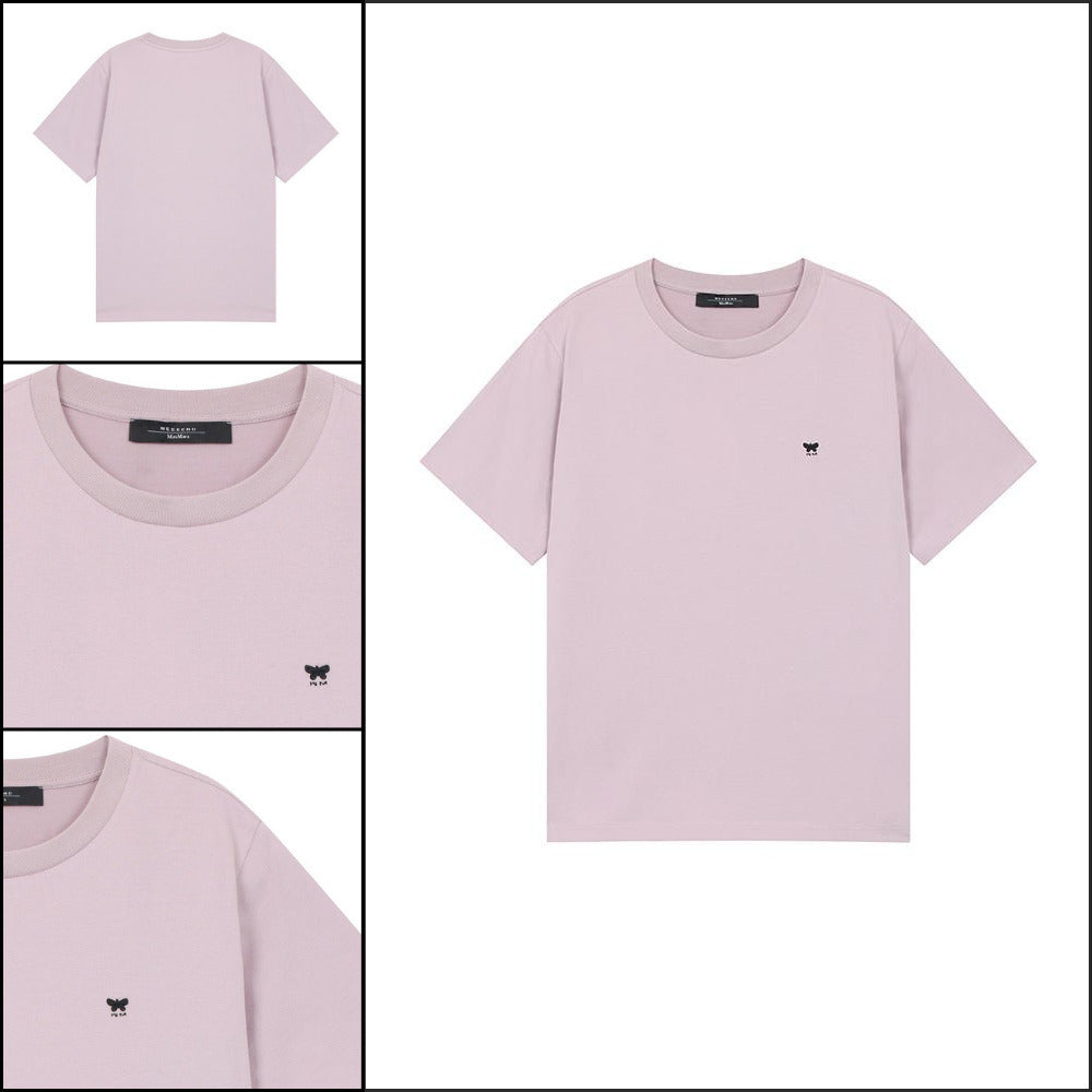 【Max Mara】Venaco Cotton T-Shirt Pink