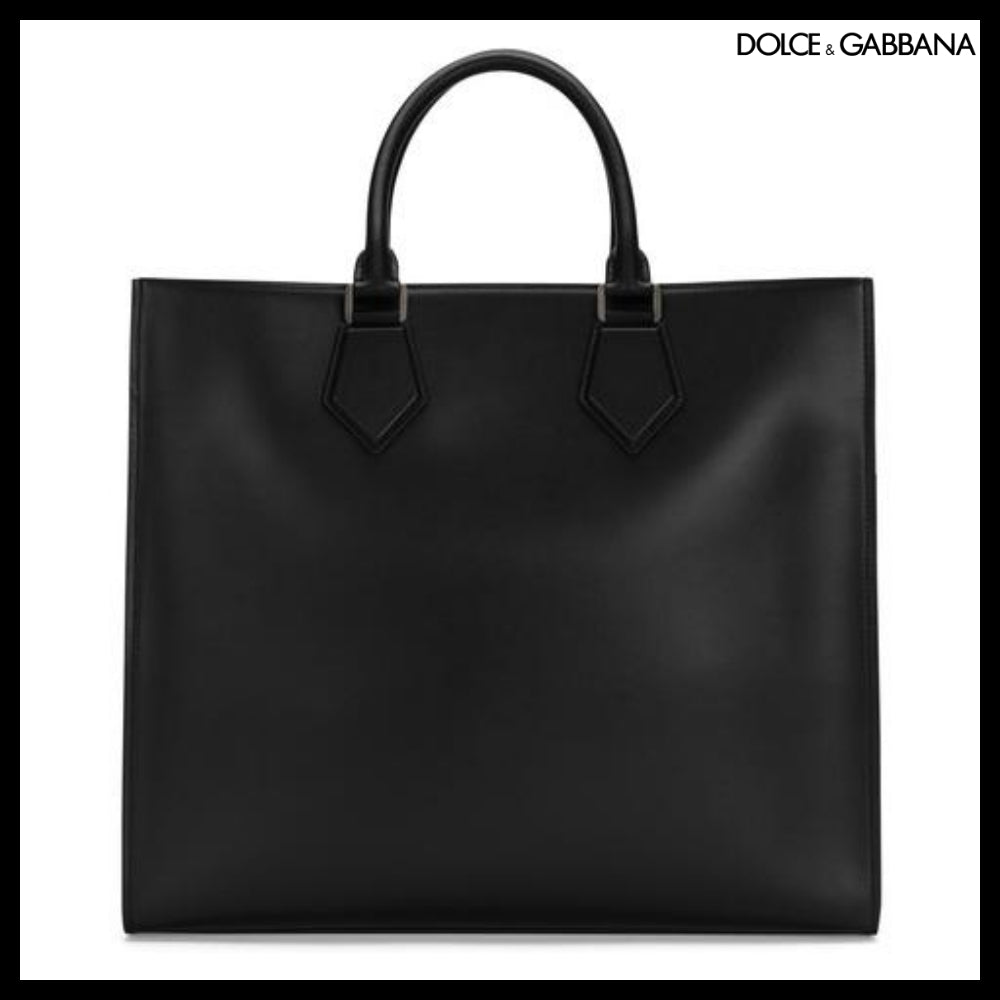 【Dolce&Gabbana】LARGE CALFSKIN SHOPPER LOGO