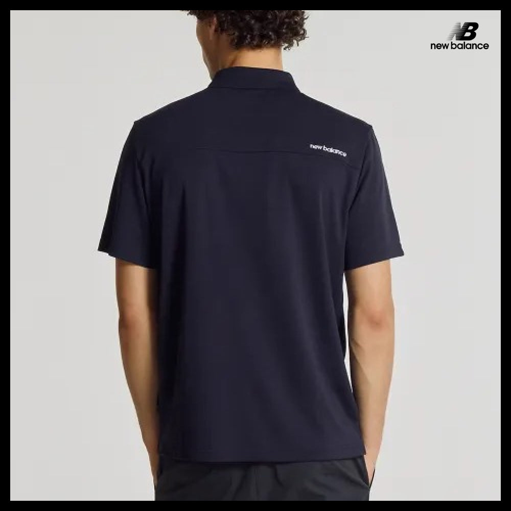 【New Balance】Unisex Poly Pique Polo Shirt - 3 Colors