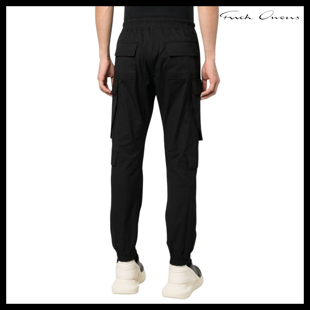 【RICK OWENS】Mastodon Mega Cargo Pants Black