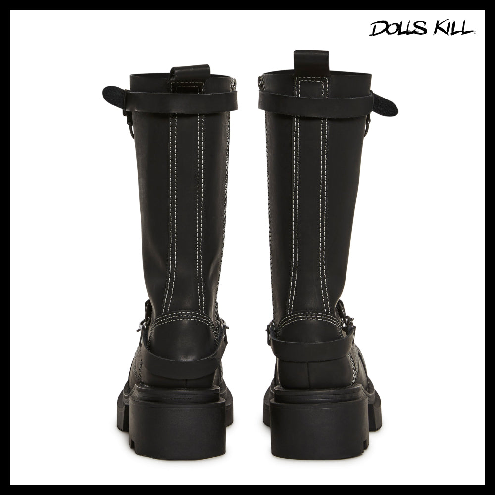 ◆DOLLS KILL◆DARKER WAVS Signal Combat Boots