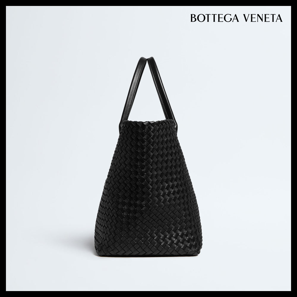 ◆BOTTEGA VENETA◆LARGE CABAT TOTE BAG BLACK