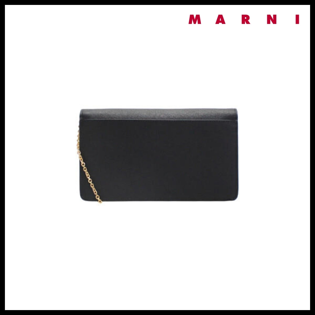 【MARNI】Drunk Saffiano Chain Shoulder Bag 2 Colors