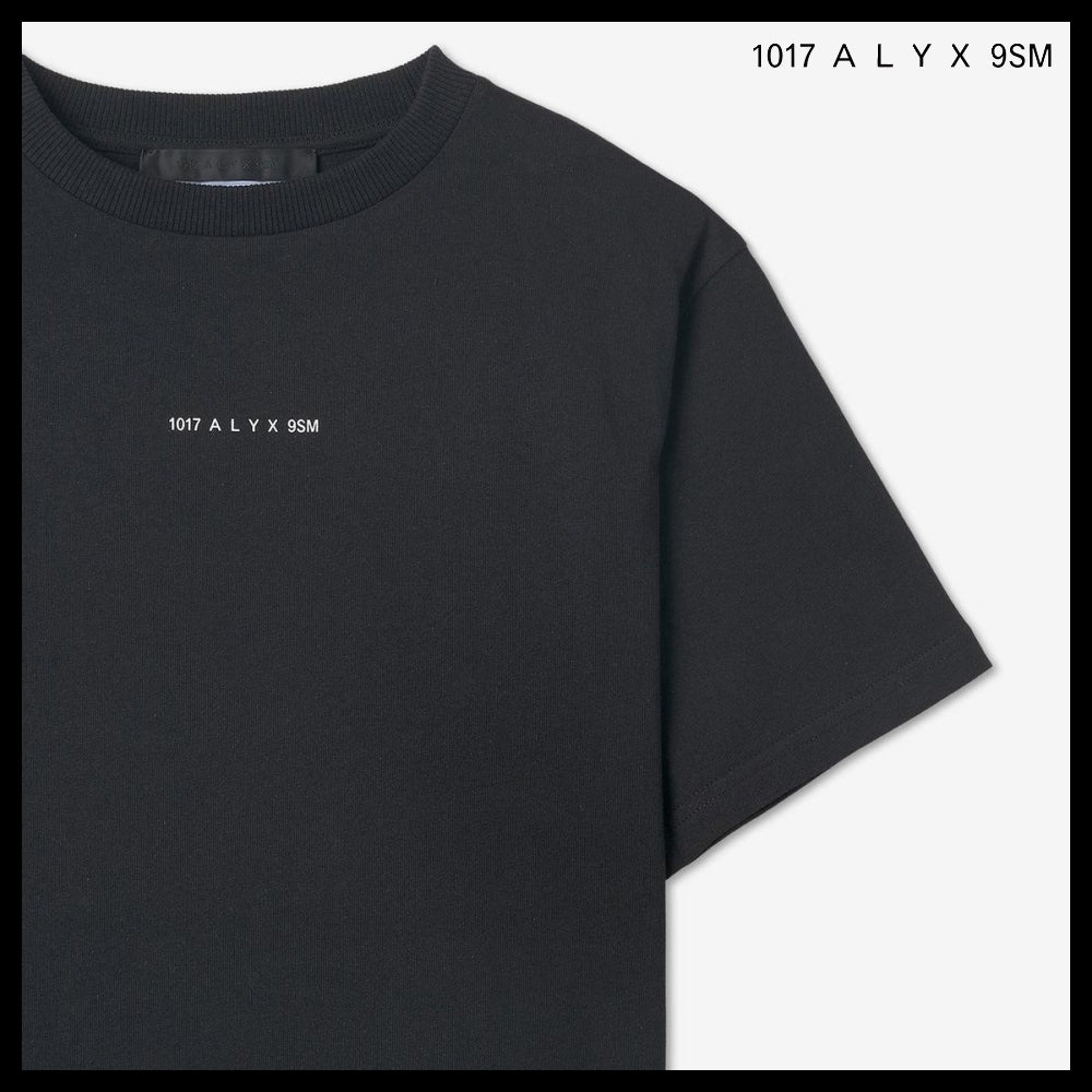 【ALYX】Logo Print Short Sleeve T-Shirt Black
