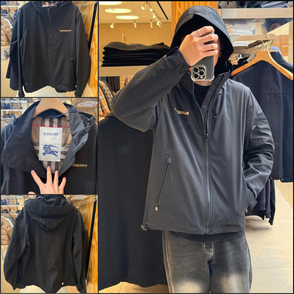 【Burberry】New Hargrave Internal EKD Windbreaker Jacket