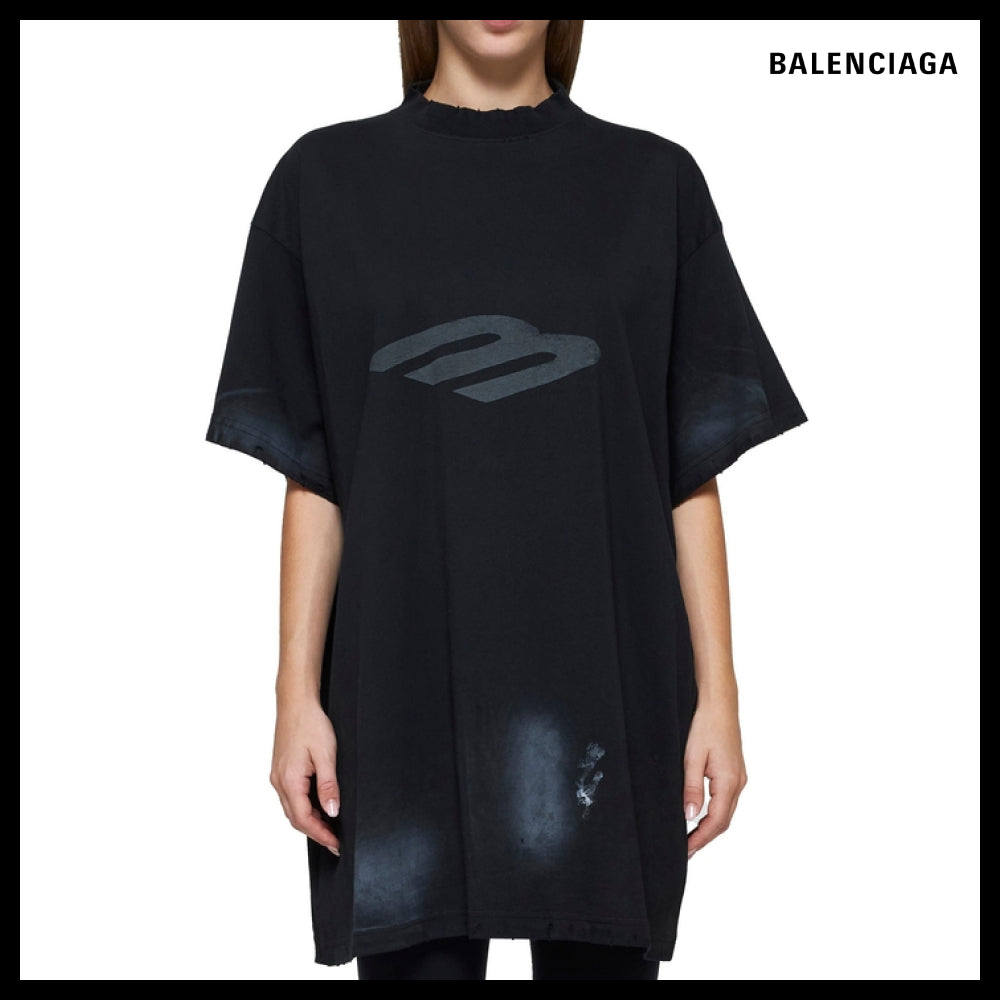 ★BALENCIAGAアウトレットセール★3B Stencil T-shirt Oversized