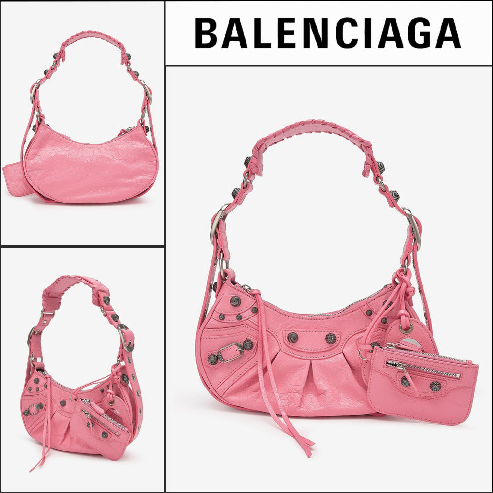 【BALENCIAGA】Le Cagole XS Shoulder Bag Pink