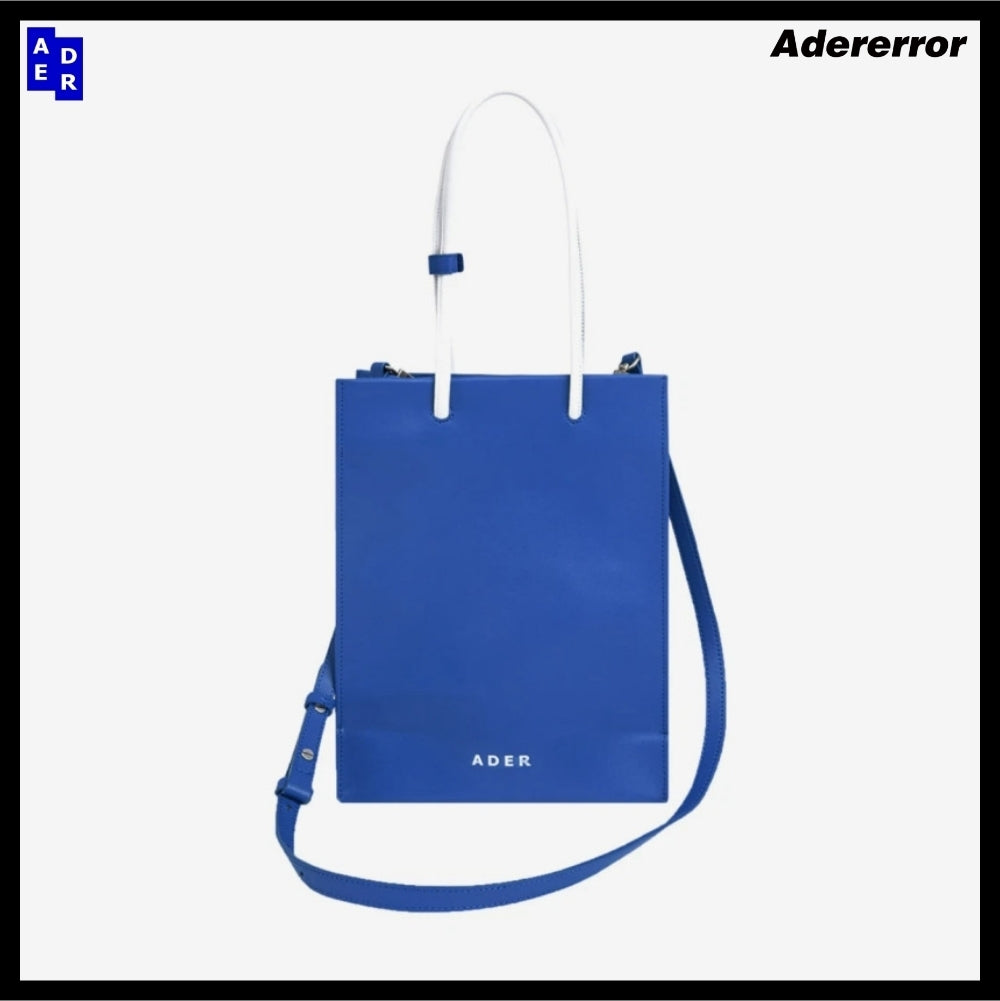【ADERERROR】Shopper Bag Blue Shoulder Bag