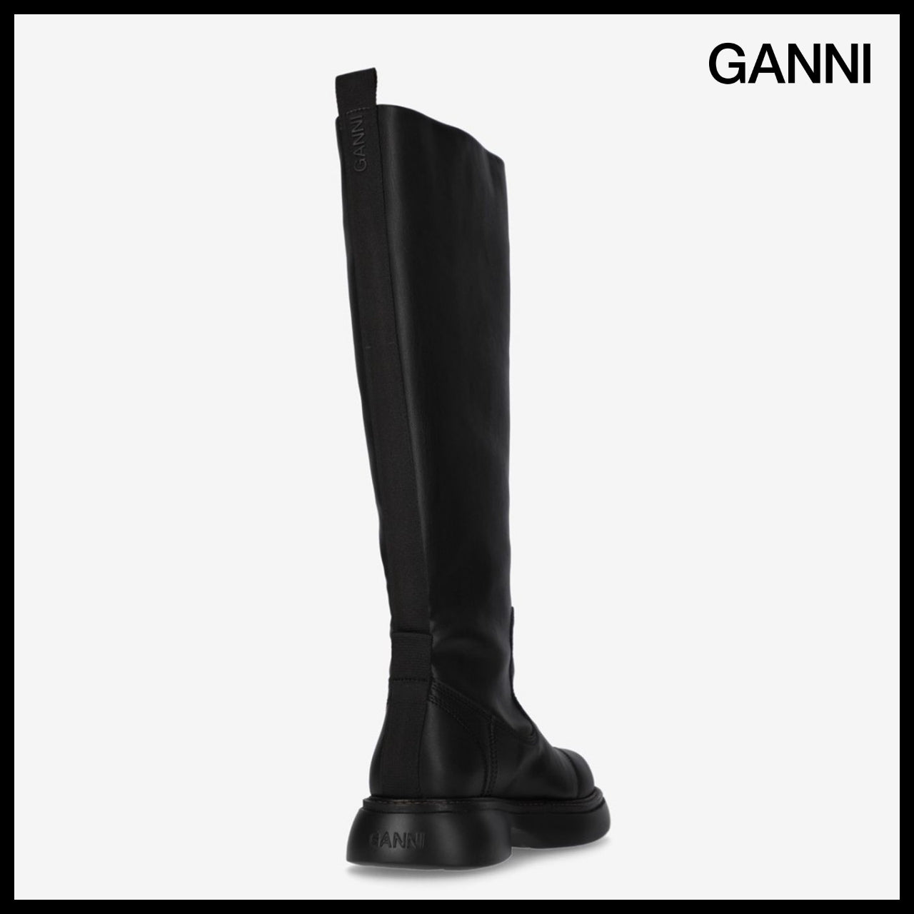【Ganni】Everyday Tubular Boots - Black