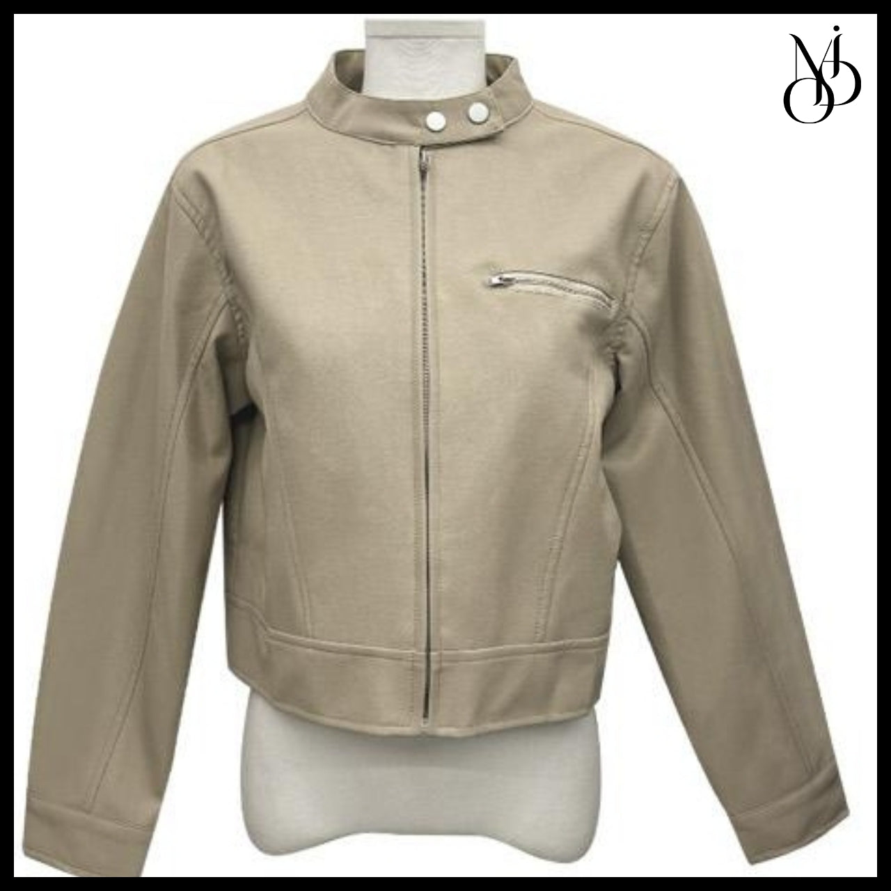 【MODIMOOD】Vera Rider Leather Jacket 4 Colors
