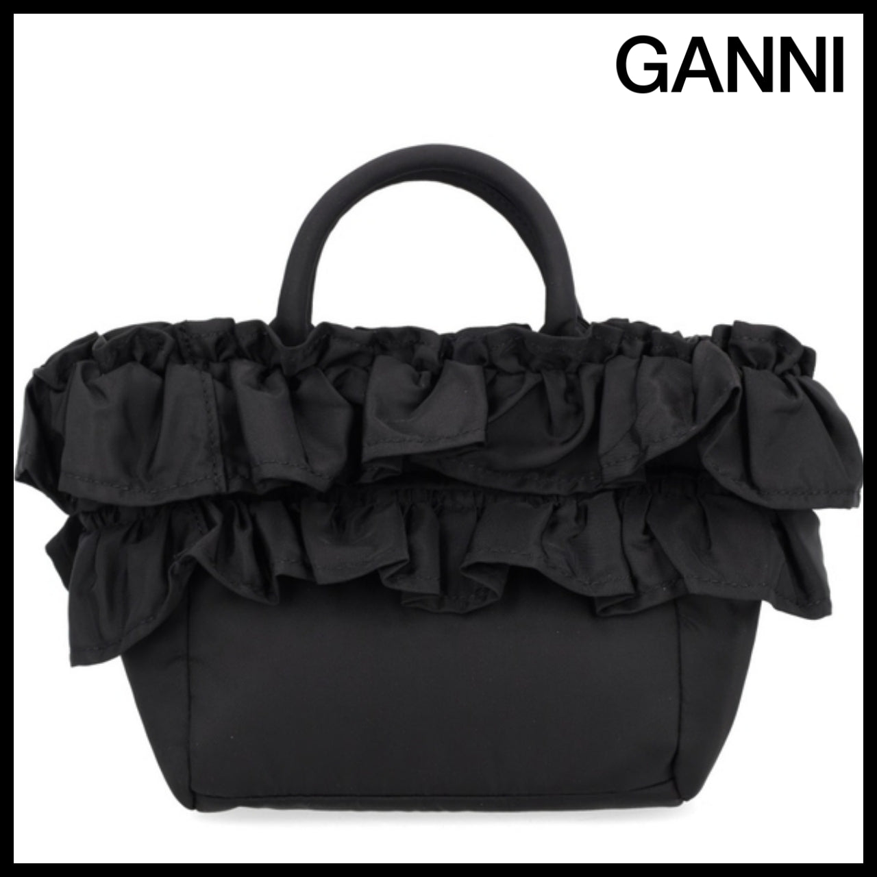 【GANNI】Black Tote Bag minimal tote