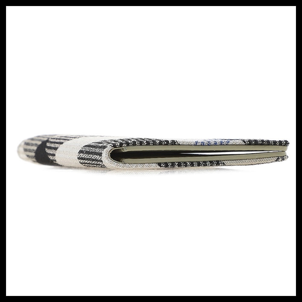 【Burberry】Men's Check Folding Card Wallet Classic Check