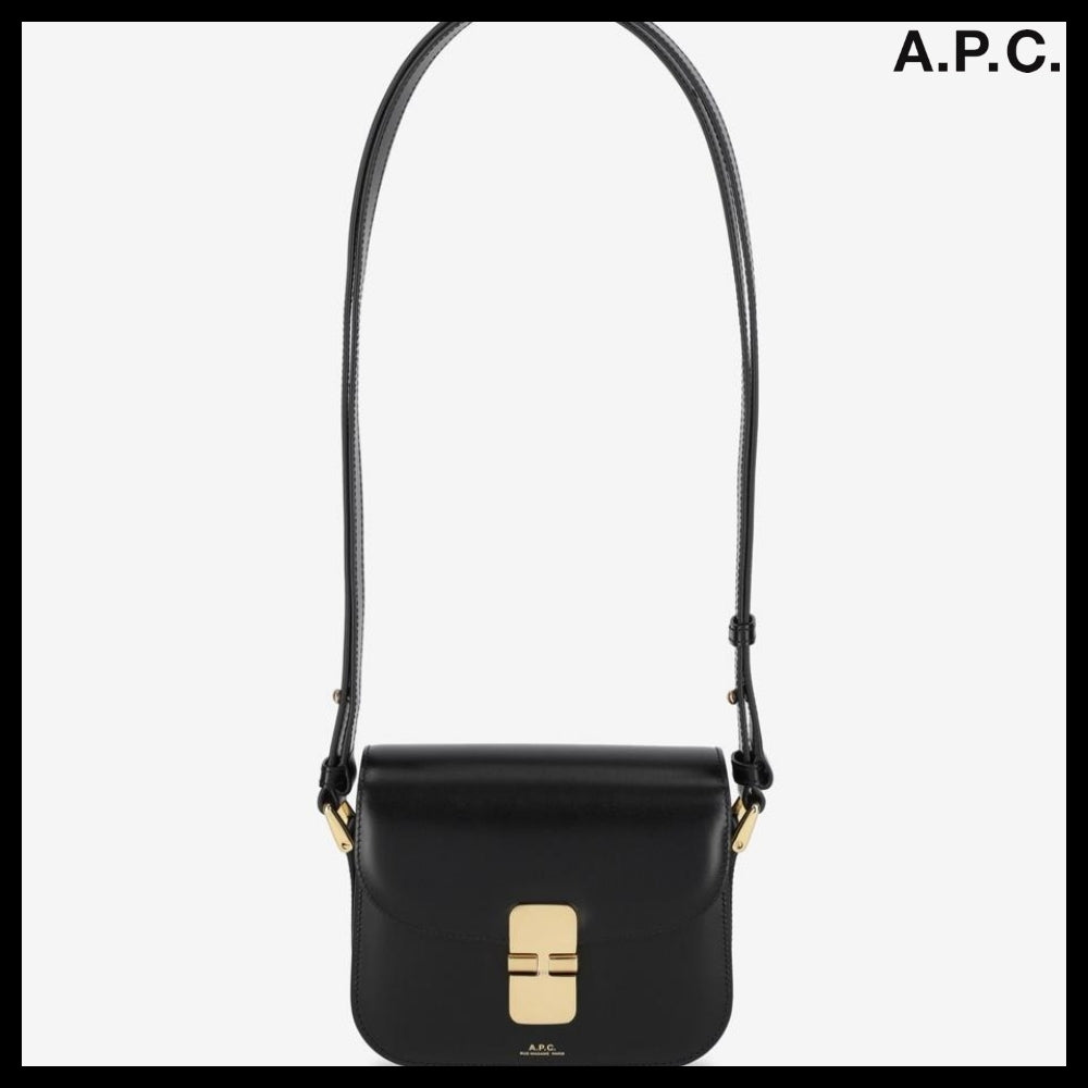 【A.P.C.】Small Myco Cabas Tote Bag Black