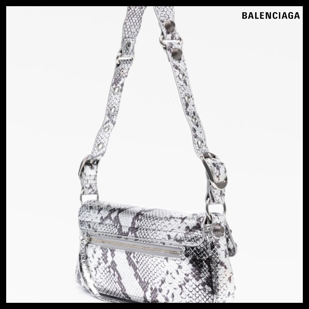 【BALENCIAGA】Le Cagole Small Sling Bag in Silver