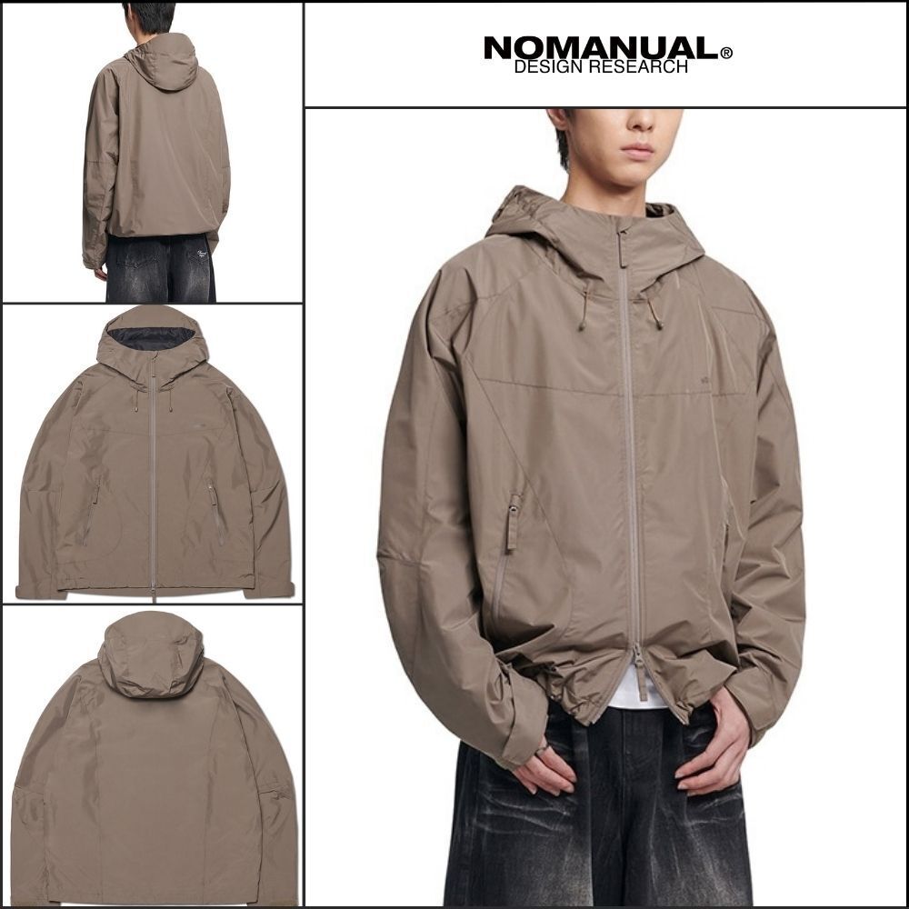 【NOMANUAL】Easton Wind Shell Brown