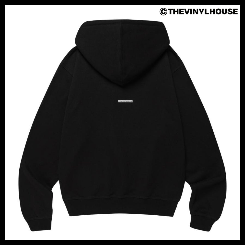 【THEVINYLHOUSE】Cursive writing typo hoodie (4 colors)