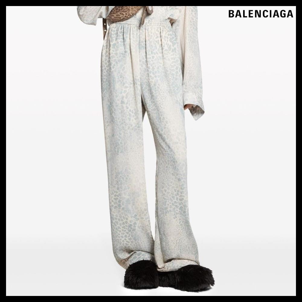 【BALENCIAGA】Bleached Leo Fluid Tracksuit Pants