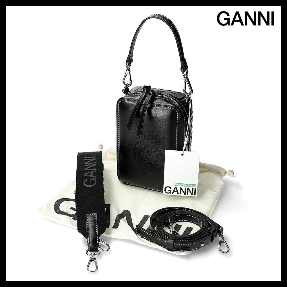 【GANNI】BANNER CAMERA CROSSBODY BAG