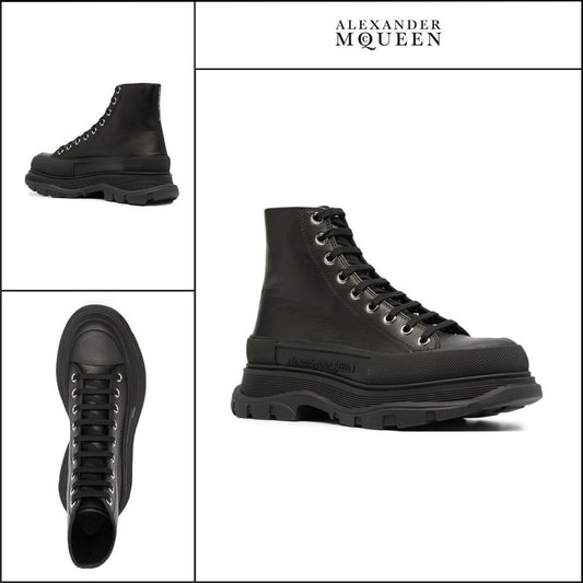【Alexander Mcqueen】Tread Slick Boots Black