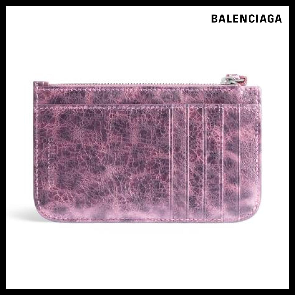 【BALENCIAGA】LE CAGOLE LONG COIN AND CARD HOLDER LEOPARD