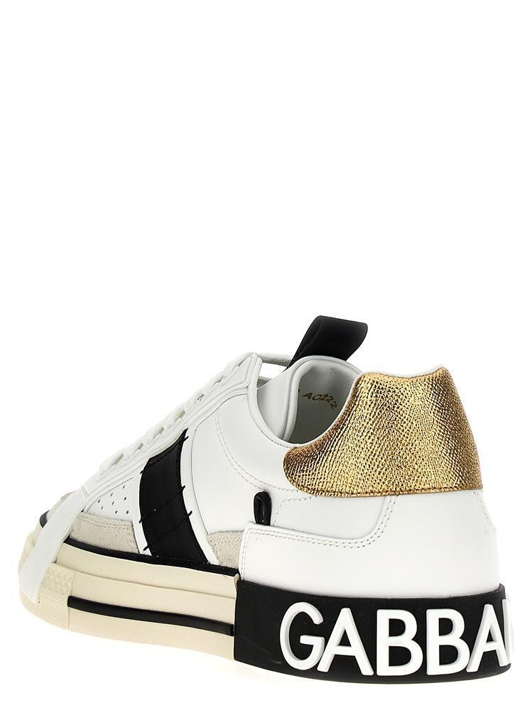 【Dolce & Gabbana】Calfskin 2.Zero Custom Sneakers