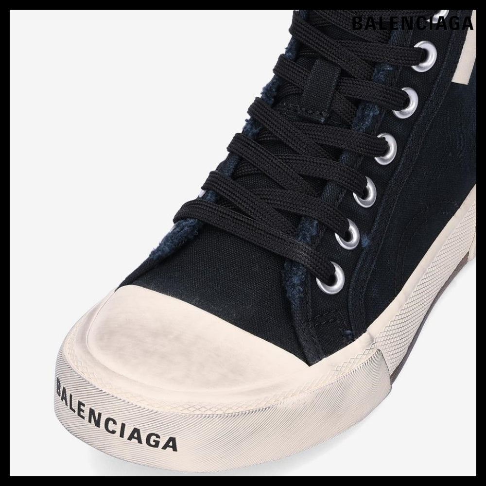 【BALENCIAGA】Paris High Top Sneakers Black