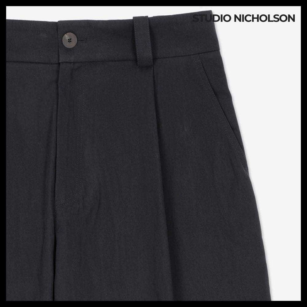【STUDIO NICHOLSON】Drop Trousers Dark Navy