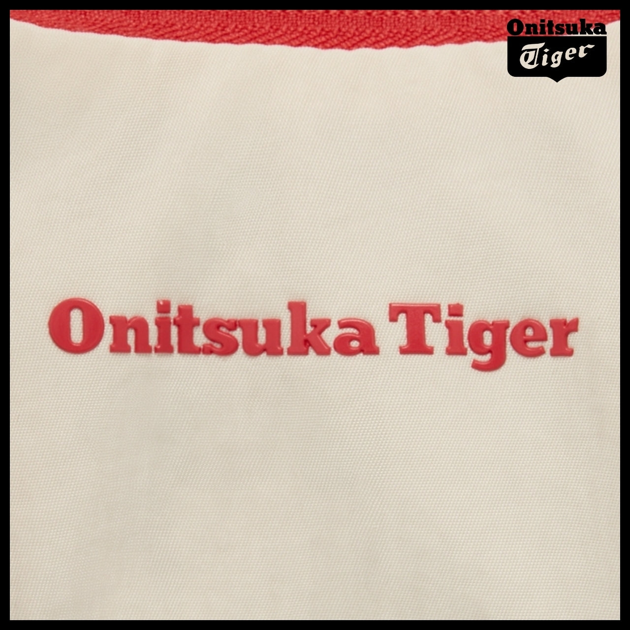 【ONITSUKA TIGER】LOGO SHOULDER BAG BEIGE