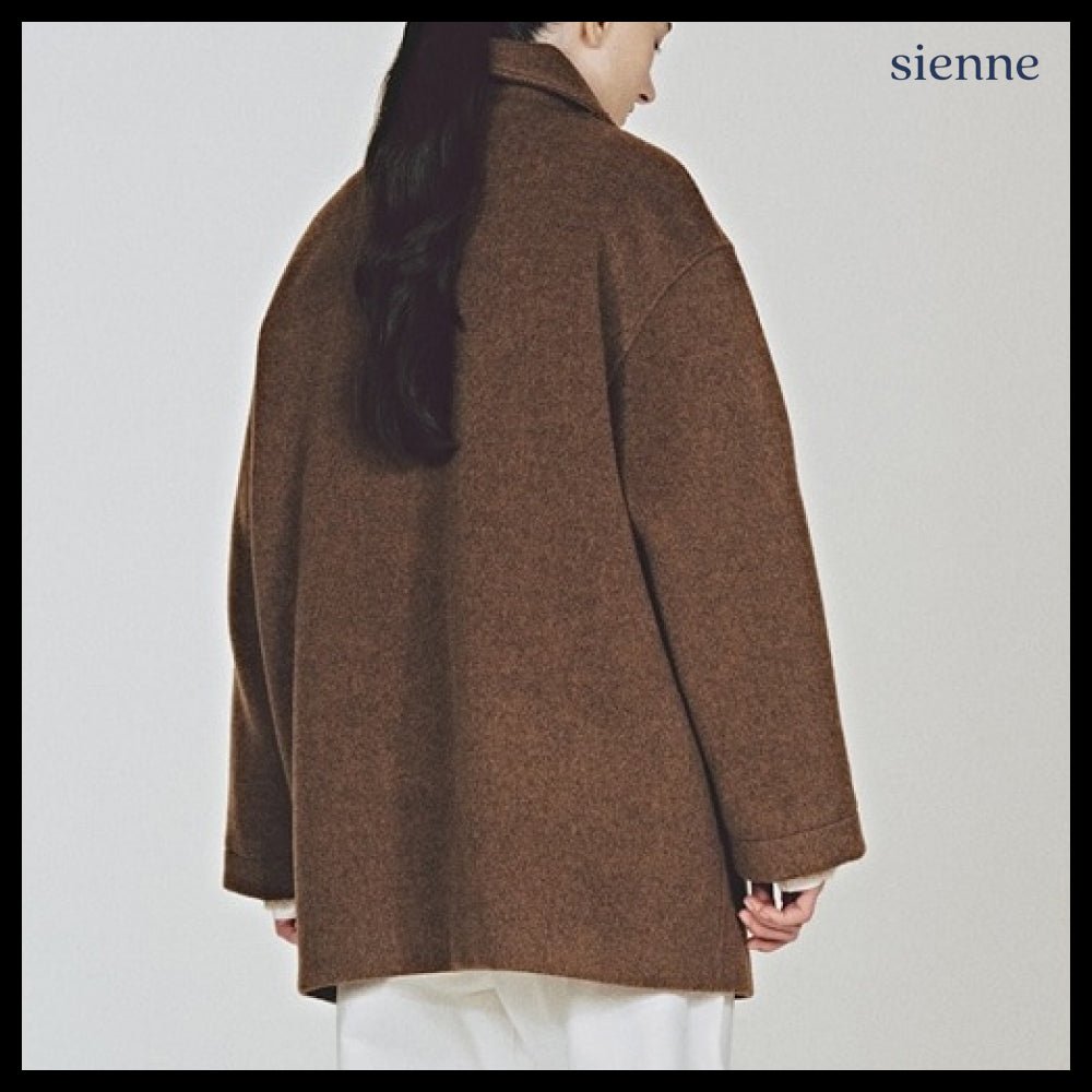 【SIENNE】Margo Wool Jacket Chocolate Brown
