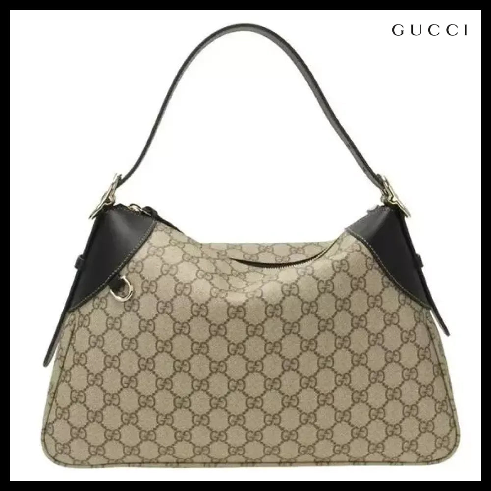 【GUCCI】GG Emblem Large Shoulder Bag GG shoulder