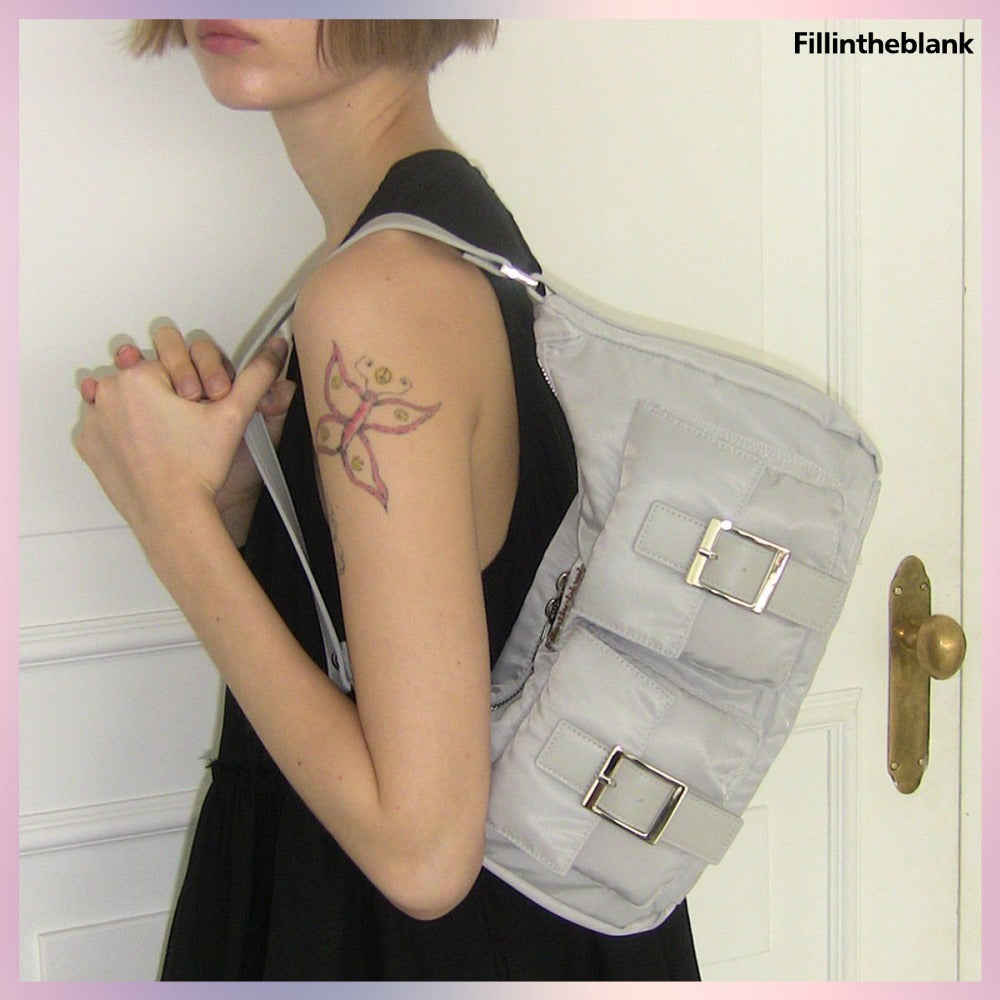 【FILL IN THE BLANK】PK HOBO BAG NYLON 3 COLORS