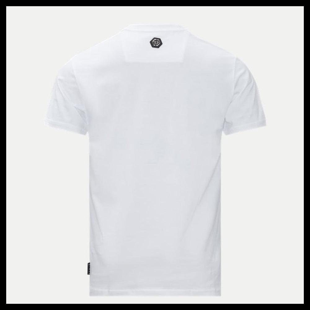 【PHILIPP PLEIN】Iconic Logo Print Short Sleeve T-Shirt