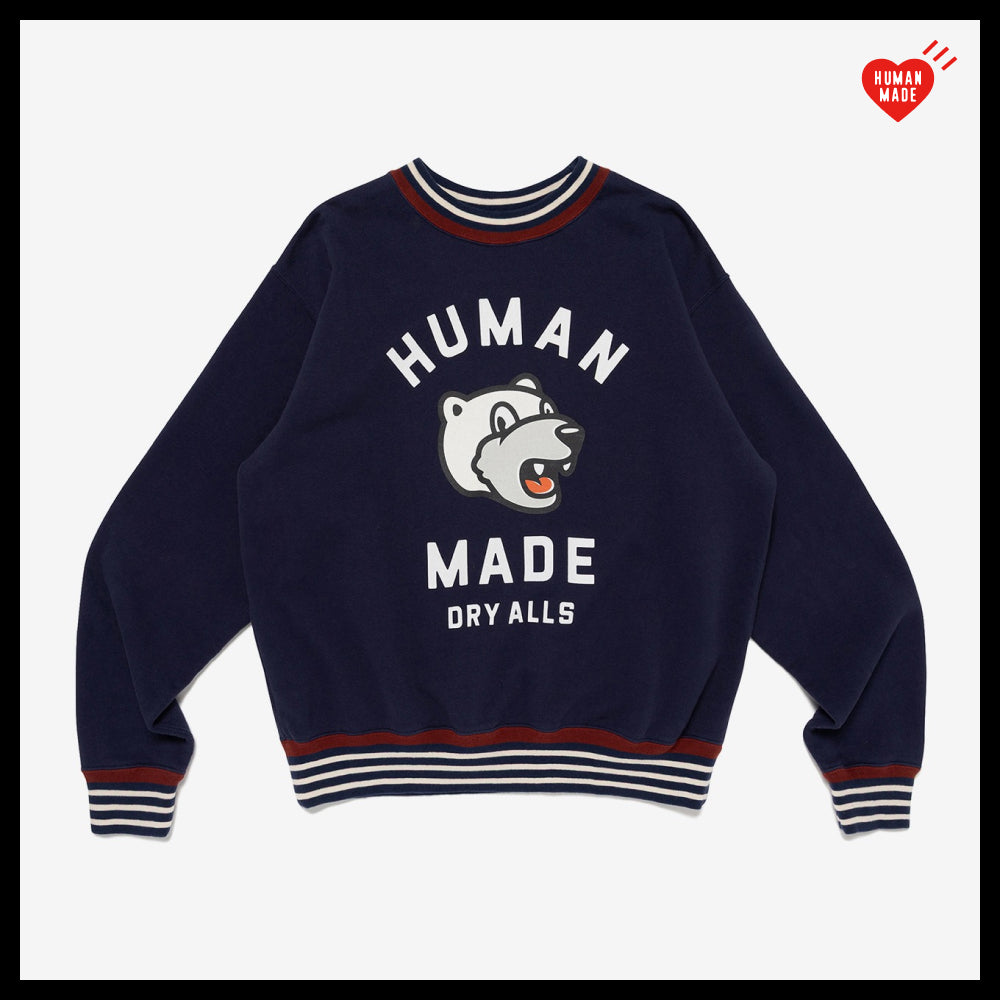 【HUMAN MADE】STRIPED RIB SWEATSHIRT 2 Colors